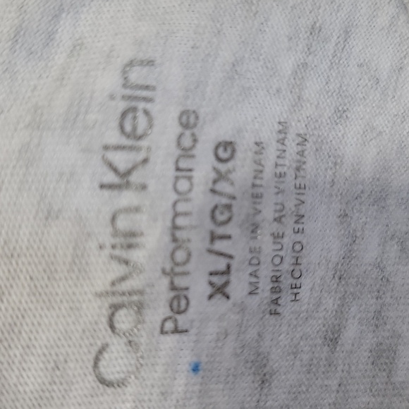 Calvin Klein Size XL Light Gray Long Sleeve Cropped Pullover with Drawcord Waist - Picture 13 of 14